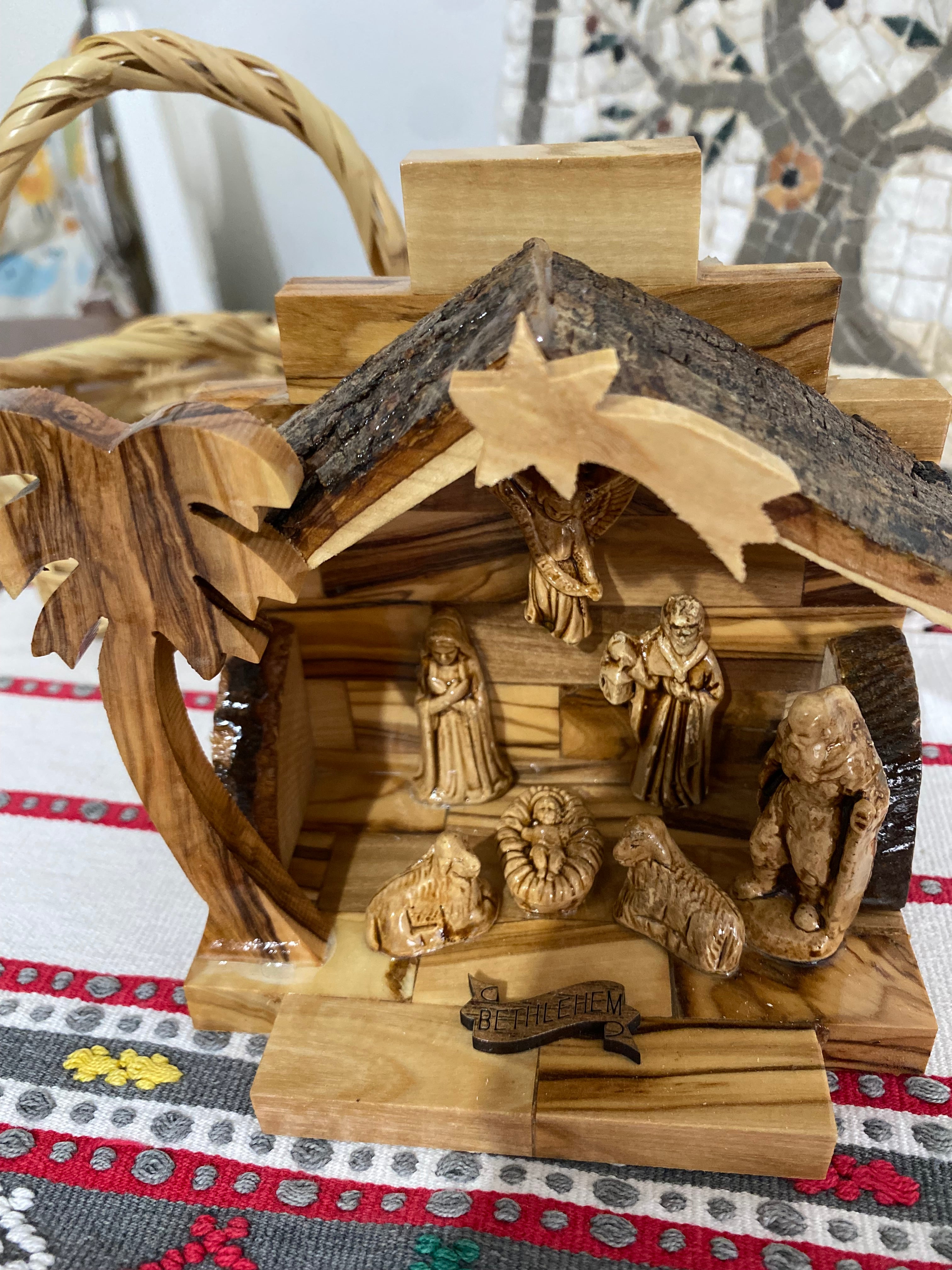 Crèches artisanales Grand format- sans musique 