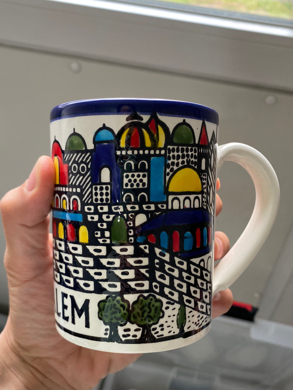 Tasse 10cm en céramique – 10 cm, Jérusalem