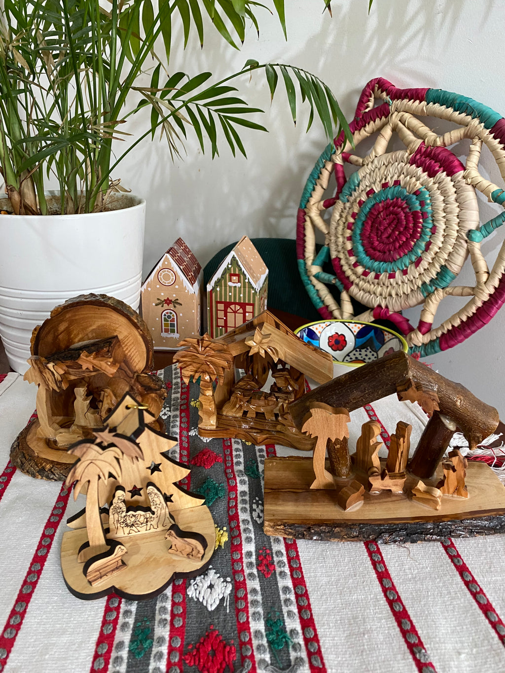 Crèches artisanales petit à moyen format