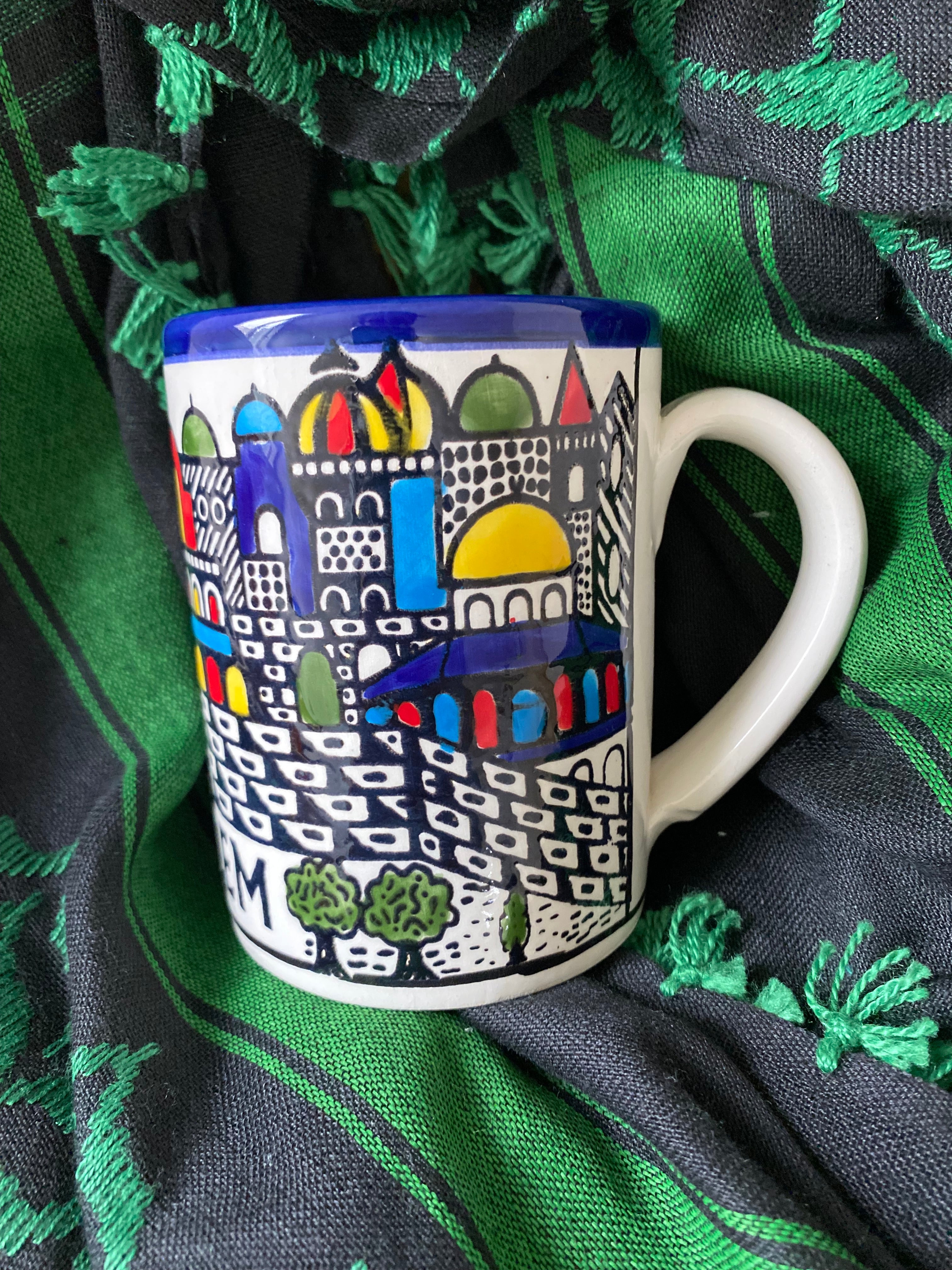 Tasse 10cm en céramique – 10 cm, Jérusalem