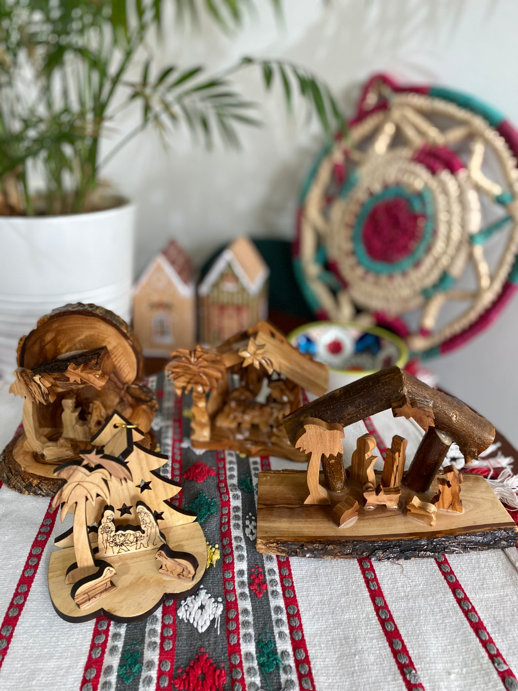 Crèches artisanales petit à moyen format