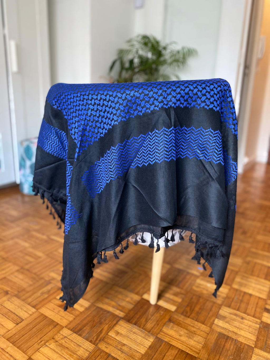 Kiffieh authentique noir / couleur