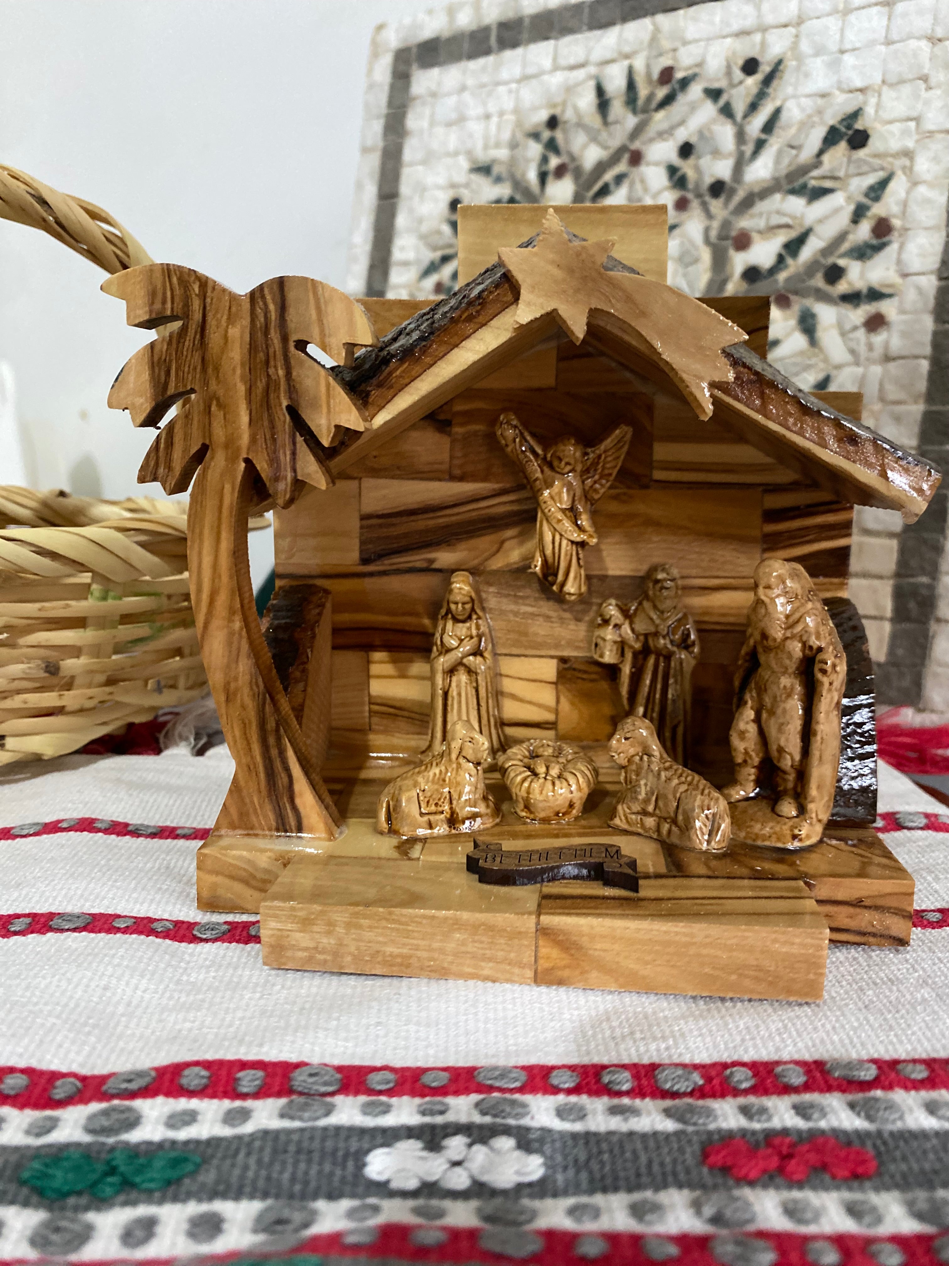 Crèches artisanales Grand format- sans musique 