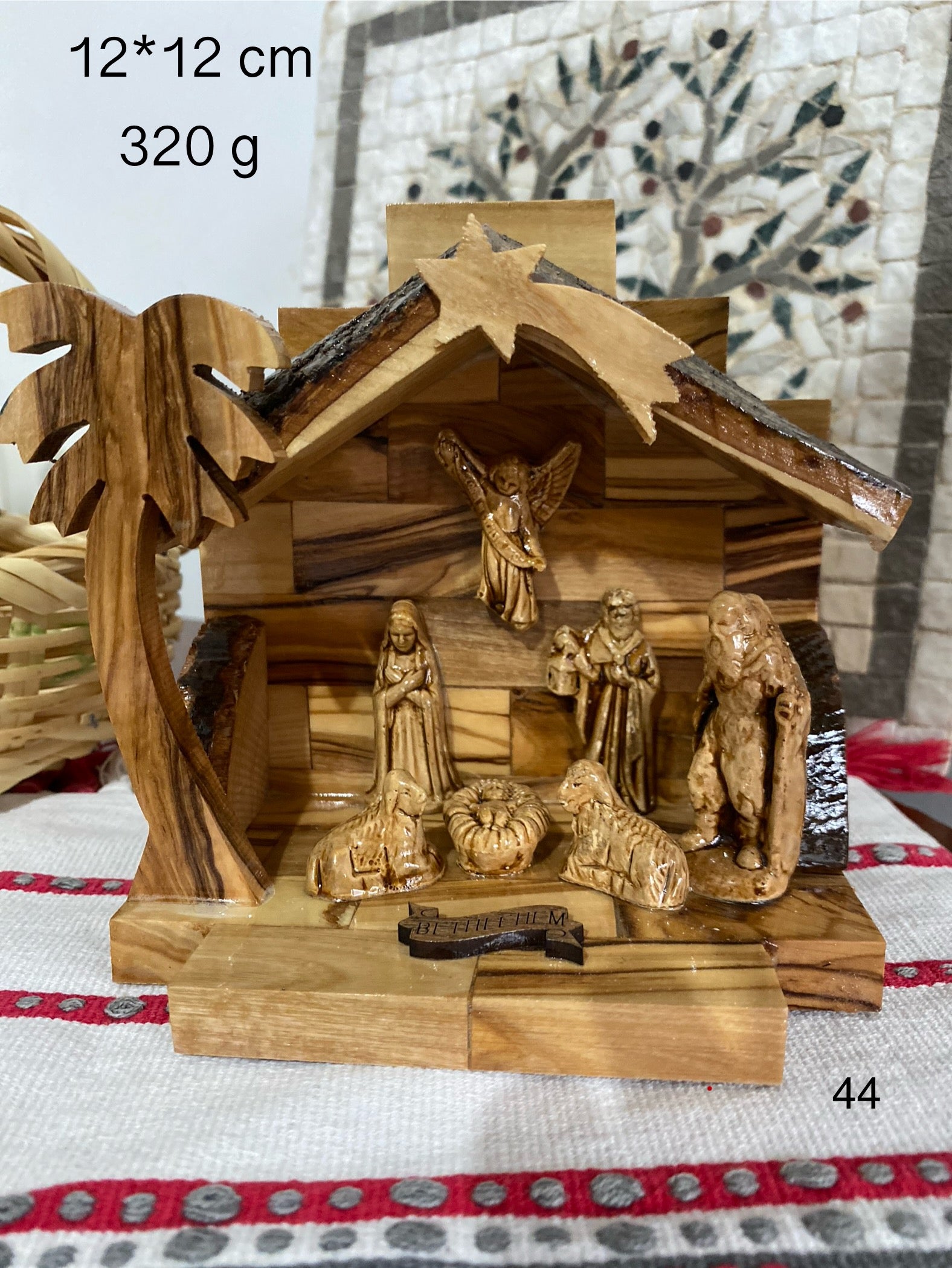 Crèches artisanales Grand format- sans musique 