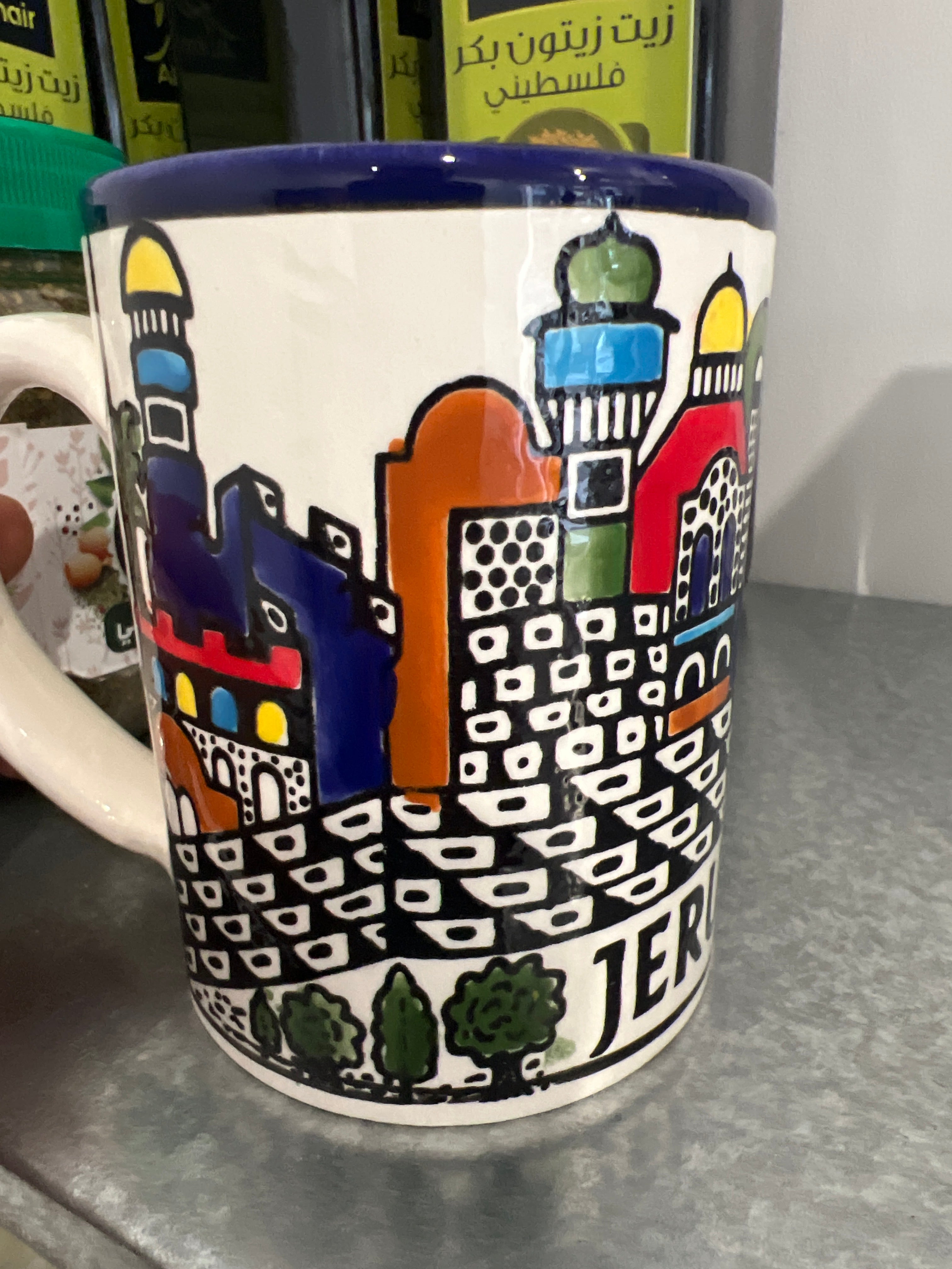 Tasse 10cm en céramique – 10 cm, Jérusalem