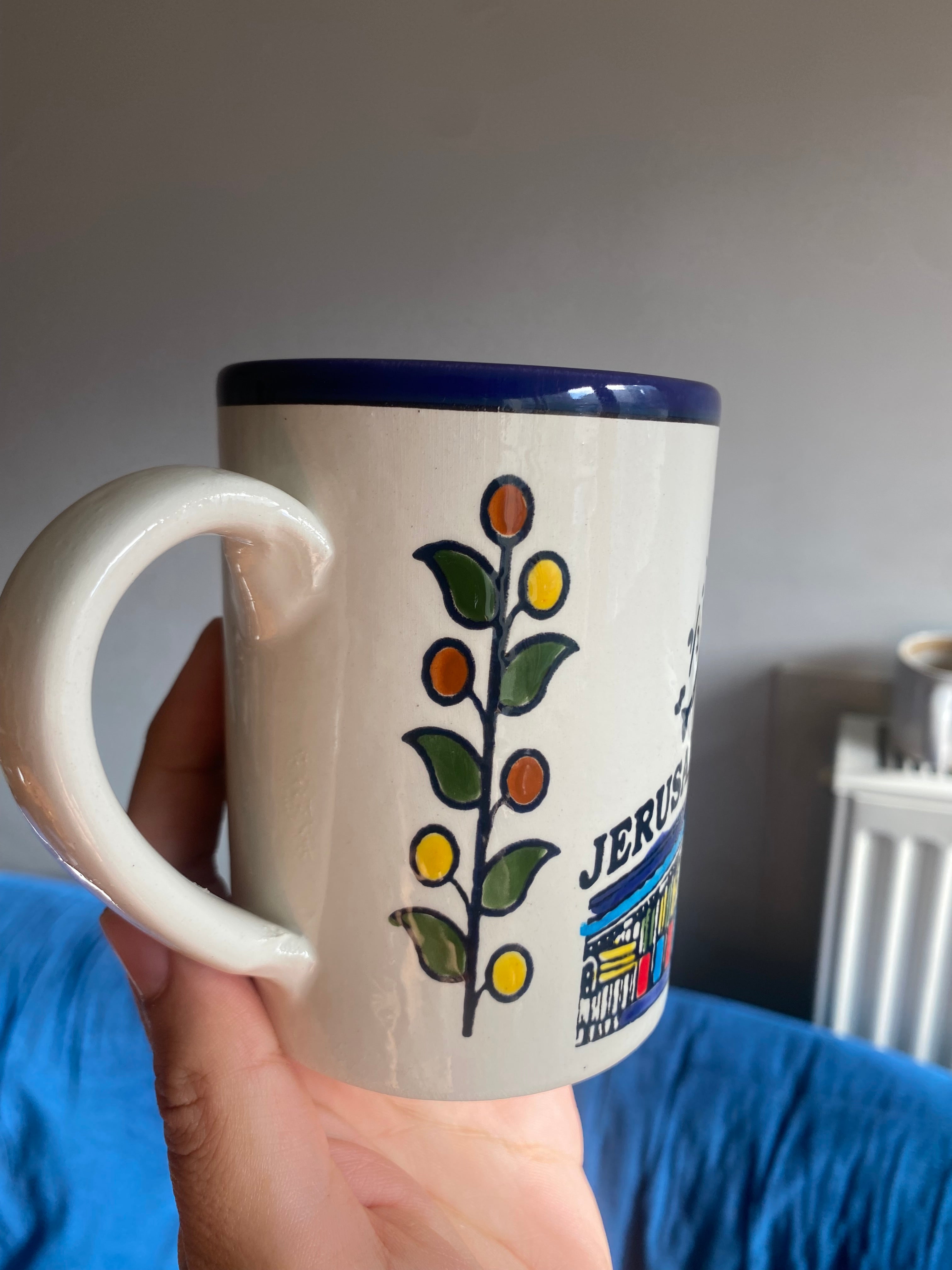 Tasse en céramique fait main – 10 cm, Le Dôme du Rocher